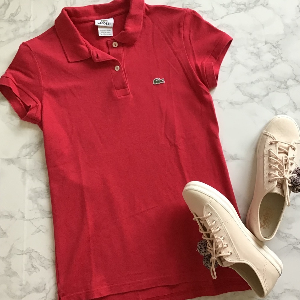 Lacoste Classic Fit Petite Polo Shirt